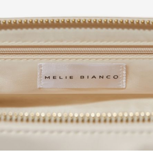 NWT Melie Bianco Alexanra Top Handle Bag in Cream - Picture 5 of 7